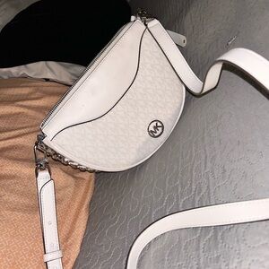 White Michael Kors handbag